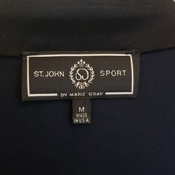 ST.JOHN SPORT navy nautical jacket - Picture 5 of 7